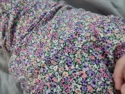 Rubbing Cock against My Stepsister's Perfect Ass and Pussy in Dress till Cum 13/16