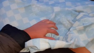 My work colleague licked my pussy under a blanket in the field so no one could see