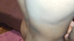 Legs back cumshot