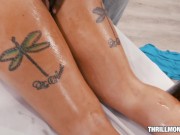 Betty Fox - Amo Tus Manos (Big Titty Spanish MILF Gets A Rubdown and a Double Creampie from THRIILLMONGER) 3/16