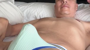 Verbal uncut cock with cumshot (for Chris)