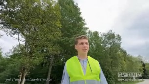 Ondrej Seno jerk off in public restroom (known as Rico Loko, Charlie Reed, Paul Mason, Tony Sweet)