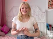Ersties - Sexy Blonde Lizzy Gets Off With Dildo 14/16