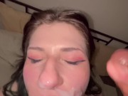 Big Tit Tindergirl invited me Over while her Parents are ASLEEP for FACIAL 16/16