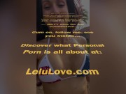 Big boobs babe slow motion boobies bouncing in bikini & other big tits behind porn scenes fun at nudist resort - Lelu Love 16/16
