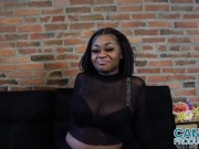Thick ebony amateur Tenikaa wants to become a pornstar 2/16