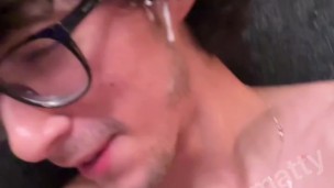 Hot Curly Haired Twink Shoots Huge Load Everywhere
