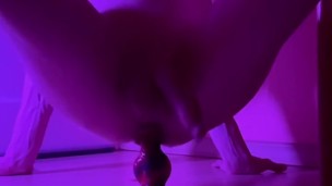 Femboy riding Dildo