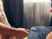 Busty masseuse relieves my knee pain by massaging my cock - Daniela Gomez & Thiago Lopez 16/16