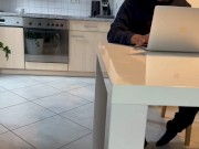 Arab Stepdaughter With Hijab Provokes Stepfather Who While They Are Alone - Gets Fucked In The Kitch 1/16