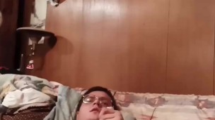 Cumming With My Hand Tied Behind My Back - FtM Solo DP