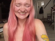 Femdom Dick Slapping with Cum Countdown 16/16