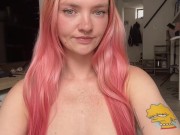 Femdom Dick Slapping with Cum Countdown 7/16