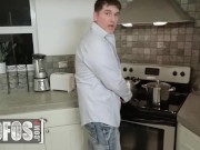 MOFOS - Hot MILF Mandy Flores Catches Her New Stepson Tyler Steel Sniffing Her Dirty Underwear 1/16
