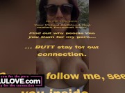 Big boobs babe flashing big tits while walking outside at nudist resort and other behind porn scenes candid clips - Lelu Love 1/16