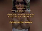 Big boobs babe flashing big tits while walking outside at nudist resort and other behind porn scenes candid clips - Lelu Love 16/16