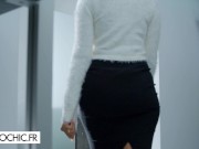 The busty brunette Katrina Moreno invites another man for a trio 1/16