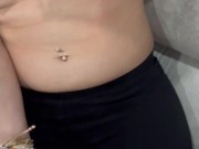 he comes to cum in my mouth while I watch tv 14/16