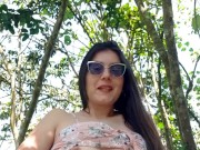 I record myself masturbating my pussy for my boyfriend outdoors 14/16