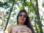 I record myself masturbating my pussy for my boyfriend outdoors 15/16