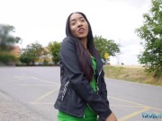 Public Agent Big ass big tits ebony Latina Linda Baker blowjob public sex 1/16