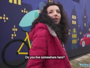 Public Agent Teen gets fucked after loosing at rock paper scissors 1/16