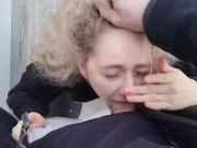 MaryJane lets him cum in her mouth and beats herself 15/16