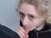 MaryJane lets him cum in her mouth and beats herself 5/16