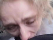 MaryJane lets him cum in her mouth and beats herself 7/16