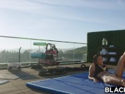 BLACKED Gorgeous Influencer Gianna Devours His BBC At Gym 2/16