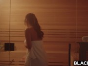 BLACKED Gorgeous Influencer Gianna Devours His BBC At Gym 3/16