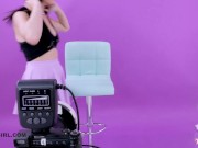 Cheerleader girl tries out at Porn casting 1/16