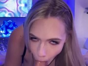 Busty Blonde Blows Cock Before Anal Sex 14/16