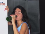 Fucked a petite girl at a house party HUGE cum load in her tight pussy 2/16