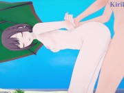 Ena Shinonome and I have intense sex on the beach. - Project SEKAI Hentai 7/16