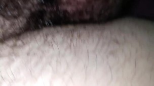 Pubic hair close up while jerking - cumshot right on camera lens