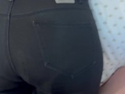 this is his new fantasy he cums on my ass in jeans several times a day 🤦🏼‍♀️ 14/16