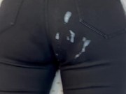 this is his new fantasy he cums on my ass in jeans several times a day 🤦🏼‍♀️ 16/16