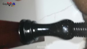 Deep huge toy fuck with huge cream cum load in faceඅලි පයියෙන් හුකනකොට කැරි යන්නෙ ඔලුව උඩින්