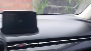 Riding street naked big dick public