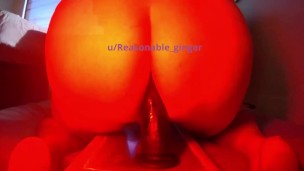 Riding My Favourite Hard Dildo