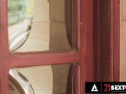 21 SEXTURY - Two Hot Lesbian Teens Fuck With Her Sexy Cougar Neighbor! ROUGH STRAP-ON SEX! 2/16