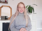 Ersties - Blonde Babe Anna Talks About the First Time She Squirted 4/16
