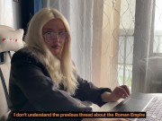 A misunderstanding with my tutor was resolved with a hot fuck. 1/16