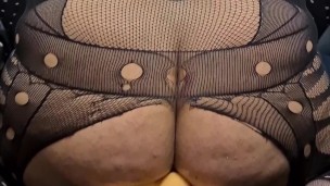 Chubby Lingerie CD Whore Riding Thick Cock