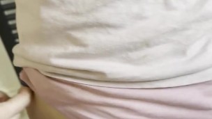 cute submissive gets her ass spanked || cute lesbian romance