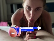 I was rubbing my clit while sucking on his dick and I came so hard 9/16