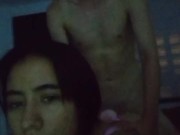 Girl fucks her stepbrother while her boyfriend is at work 15/16