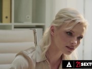 21 SEXTURY - Naughty Blonde Zazie Skymm Fucks With Her Coworker After Peeing On Herself 3/16