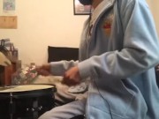 parents in the other room while i'm playing drums 25 11/16